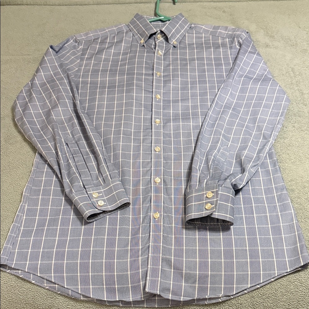 Charles Tyrwhitt Gray Plaid Casual Shirt: EXCELLENT CONDITION